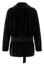 Carica l'immagine nel visualizzatore di Gallery, Cappotto con cintura in lana e alpaca
