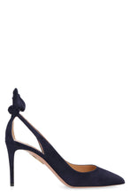 Load image into Gallery viewer, Tie Pump suede pumps