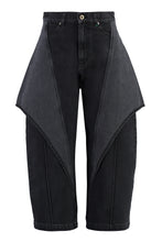 Carica l'immagine nel visualizzatore di Gallery, Cropped jeans in cotone