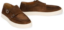Carica l'immagine nel visualizzatore di Gallery, Slip-On in Pelle Scamosciata con Doppia Fibbia