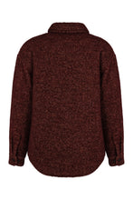 Carica l'immagine nel visualizzatore di Gallery, Overshirt in misto lana bouclé