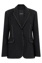 Load image into Gallery viewer, Single-button blazer with studs