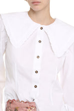 Carica l'immagine nel visualizzatore di Gallery, Camicia in cotone con maxi collo