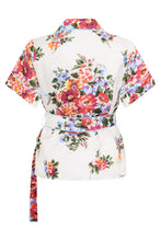 Carica l'immagine nel visualizzatore di Gallery, Camicia floreale in seta