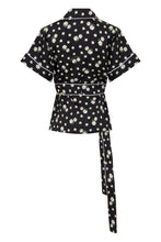 Carica l'immagine nel visualizzatore di Gallery, Blusa in seta con stampa floreale