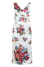 Load image into Gallery viewer, Midi dress with floral print
