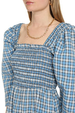 Load image into Gallery viewer, Checked midi dress
