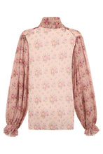 Carica l'immagine nel visualizzatore di Gallery, Blusa in seta a fiori