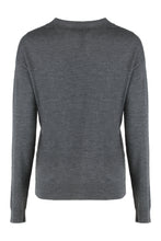 Carica l'immagine nel visualizzatore di Gallery, Maglia a V in lana e cachemire