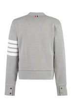 Carica l'immagine nel visualizzatore di Gallery, Cardigan in cotone con logo