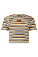 Carica l'immagine nel visualizzatore di Gallery, T-shirt cropped a righe