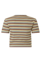 Carica l'immagine nel visualizzatore di Gallery, T-shirt cropped a righe
