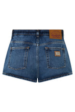 Carica l'immagine nel visualizzatore di Gallery, Shorts in denim blu scuro alta qualità