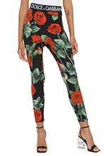 Carica l'immagine nel visualizzatore di Gallery, Leggings stampati in misto seta