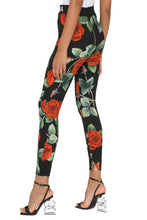Carica l'immagine nel visualizzatore di Gallery, Leggings stampati in misto seta