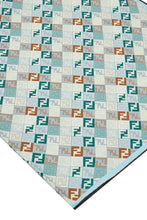 Carica l'immagine nel visualizzatore di Gallery, Foulard stampa FF grid in seta