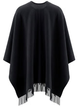 Carica l'immagine nel visualizzatore di Gallery, Poncho in cashmere e lana