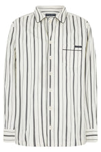 Carica l'immagine nel visualizzatore di Gallery, Camicia a righe bianche e nere versatile