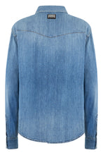Carica l'immagine nel visualizzatore di Gallery, Camicia in denim di cotone