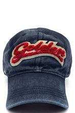 Load image into Gallery viewer, Denim cap with embroidered logo