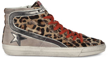 Load image into Gallery viewer, Sneakers Slide LTD in pony and laminated leather