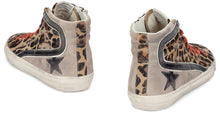 Load image into Gallery viewer, Sneakers Slide LTD in pony and laminated leather