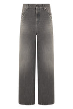 Load image into Gallery viewer, Wide leg jeans with studs
