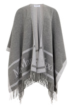 Load image into Gallery viewer, Poncho with Decorative Fringe