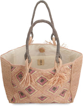 Carica l'immagine nel visualizzatore di Gallery, Tote bag Holy L in rafia