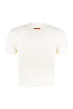 Load image into Gallery viewer, Logo detail cropped t-shirt