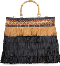 Load image into Gallery viewer, Ibiza raffia tote bag