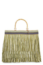 Load image into Gallery viewer, Ibiza raffia tote bag