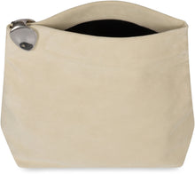 Load image into Gallery viewer, Jewel Zip Suede clutch