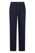 Carica l'immagine nel visualizzatore di Gallery, Jeans a Gamba Dritta in Denim di Cotone