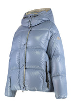 Load image into Gallery viewer, Blu padded jacket with high collar