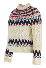 Carica l'immagine nel visualizzatore di Gallery, Maglione in Misto Lana Jacquard