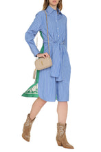 Carica l'immagine nel visualizzatore di Gallery, Abito chemisier Katanga con cintura