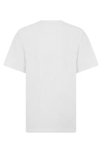 Carica l'immagine nel visualizzatore di Gallery, T-shirt bianca in cotone con logo colorato