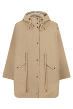 Carica l'immagine nel visualizzatore di Gallery, Cappotto con cappuccio in misto cotone