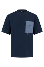 Carica l'immagine nel visualizzatore di Gallery, T-shirt in cotone con tasca sul petto
