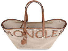 Carica l'immagine nel visualizzatore di Gallery, Borsa tote con inserti in pelle