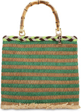 Load image into Gallery viewer, Lipari raffia tote bag