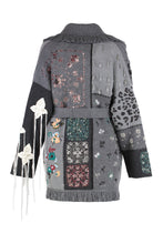 Carica l'immagine nel visualizzatore di Gallery, Cardigan Midnight In Manhattan in maglia jacquard