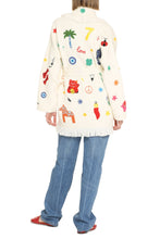 Load image into Gallery viewer, Lucky Charm embroidered cardigan