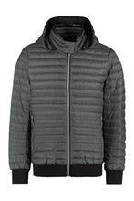 Carica l'immagine nel visualizzatore di Gallery, Piumino full-zip con cappuccio