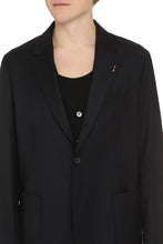 Load image into Gallery viewer, Wool-cashmere blend two-button blazer