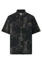 Carica l'immagine nel visualizzatore di Gallery, Camicia in misto cotone e lino con stampa