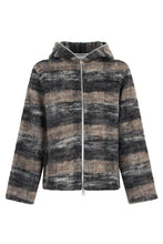 Carica l'immagine nel visualizzatore di Gallery, Cardigan in misto lana con zip