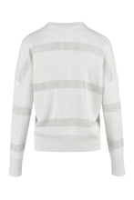 Carica l'immagine nel visualizzatore di Gallery, Pullover in maglia con scollo a V