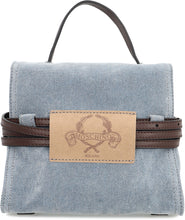 Carica l'immagine nel visualizzatore di Gallery, Borsa a mano Piccola Moschino Tie Me in denim